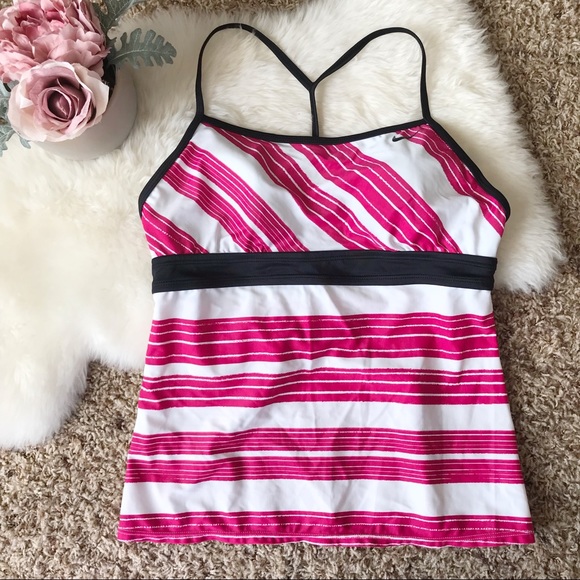 Nike Other - 3/$25 | NIKE Tankini Striped Swim Top